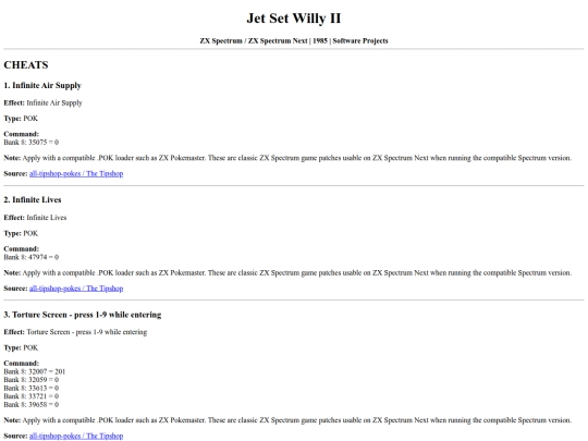 zxnext/jet-set-willy-2 screenshot