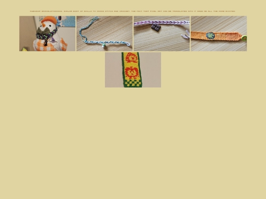 Crafts/Friendship Bracelets/Bracelets screenshot