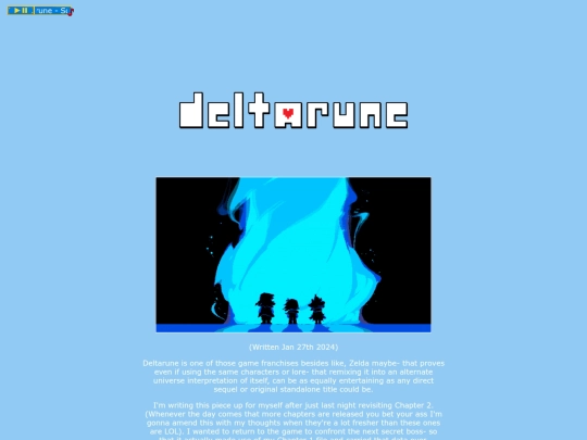 Indies/Game Reviews/deltarune screenshot