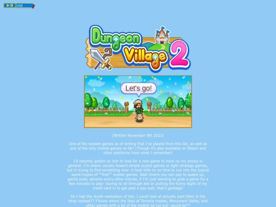 Indies/Game Reviews/dungeon-village-2 screenshot
