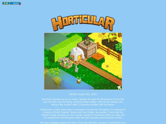 Indies/Game Reviews/horticular screenshot