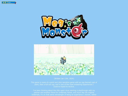 Indies/Game Reviews/meg's-monster screenshot