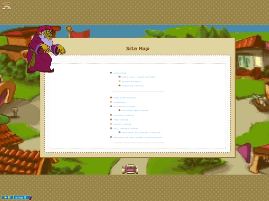Site Map screenshot