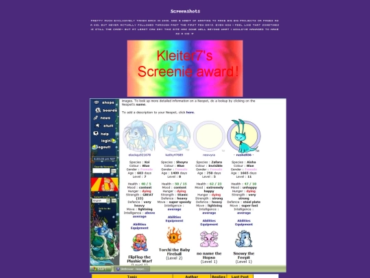 VPets/Neopets/neopets-pics screenshot