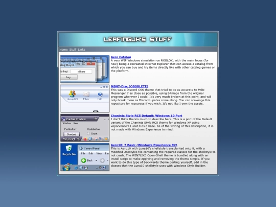 stuff screenshot
