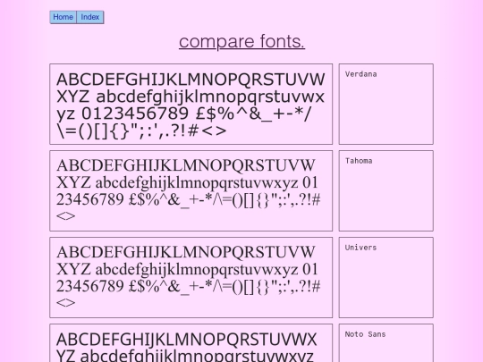 posts/font-compare screenshot