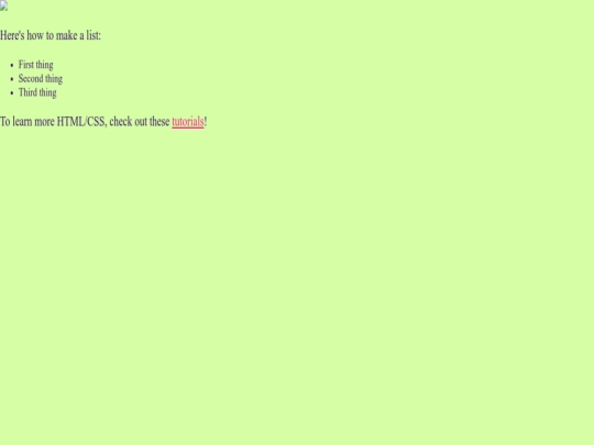 index screenshot