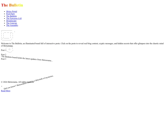 bulletin screenshot