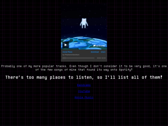 musics/singles/astral-plane screenshot