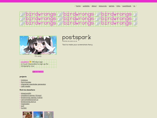 bookmarks/02-26-25-212301-postspark screenshot