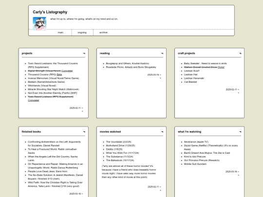 listography screenshot