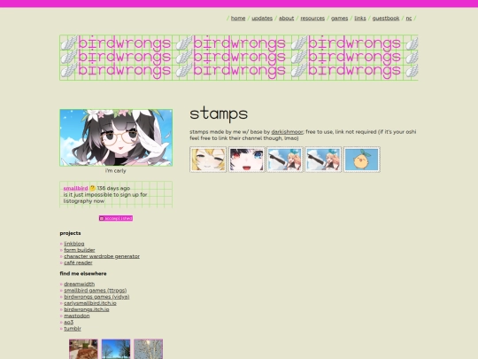 resources/stamps screenshot