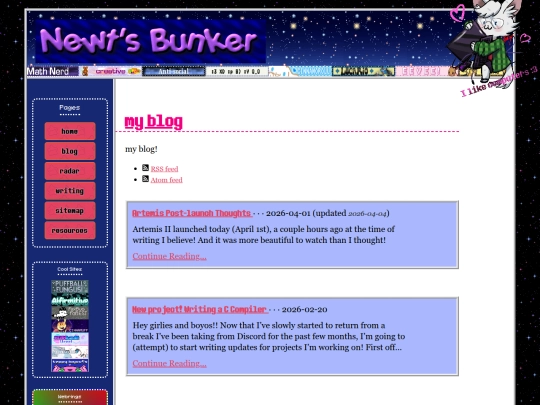 blog screenshot