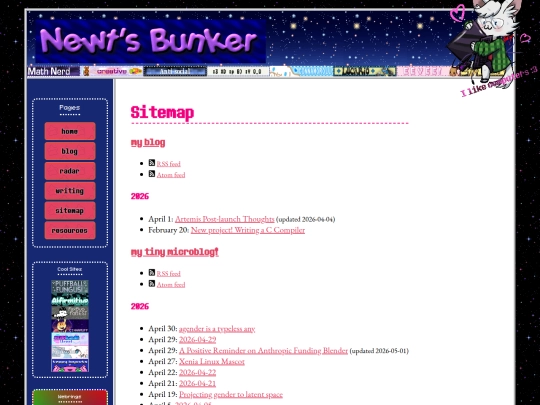 sitemap screenshot
