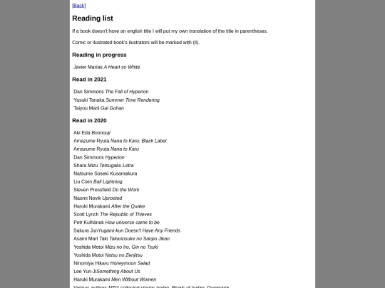 books screenshot