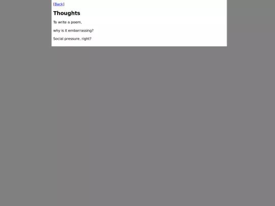 thoughts screenshot