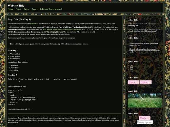 index screenshot