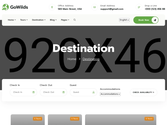 destination screenshot