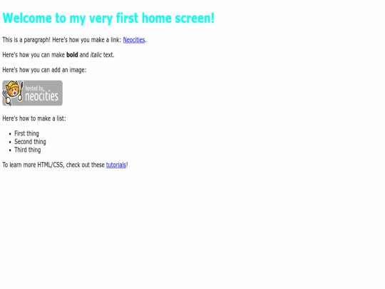index screenshot