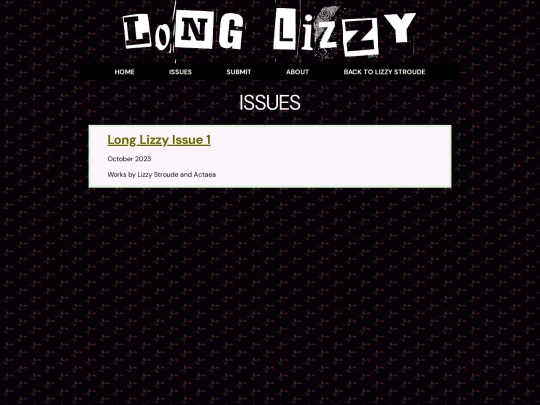 zine/issues screenshot