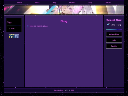 blog screenshot