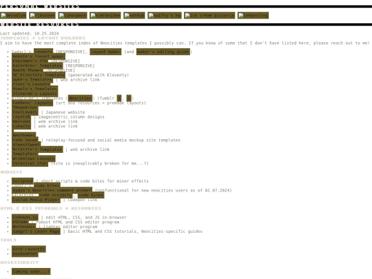 archive/links screenshot