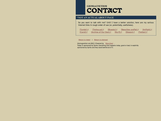 contact screenshot