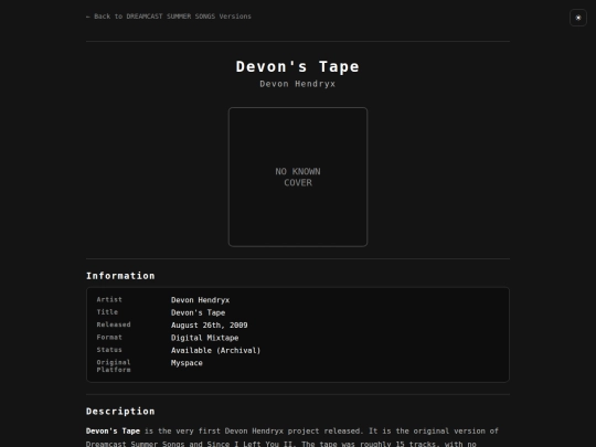 devons-tape screenshot