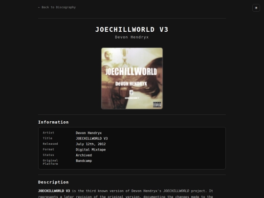 joechillworld-v3 screenshot