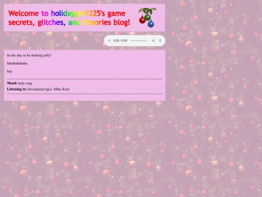 Noelle's blog (rebuild)/Noelle's blog screenshot
