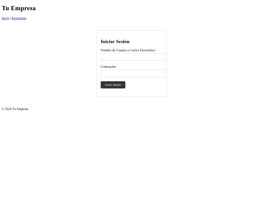 PAGINA WEB/login screenshot