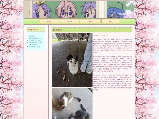 Blog/Stray_Cat_Log screenshot