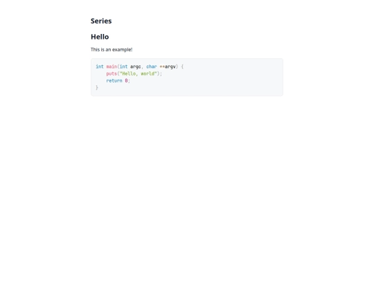 series/allocators screenshot