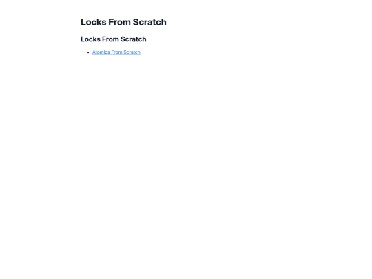 series/locks_from_scratch screenshot