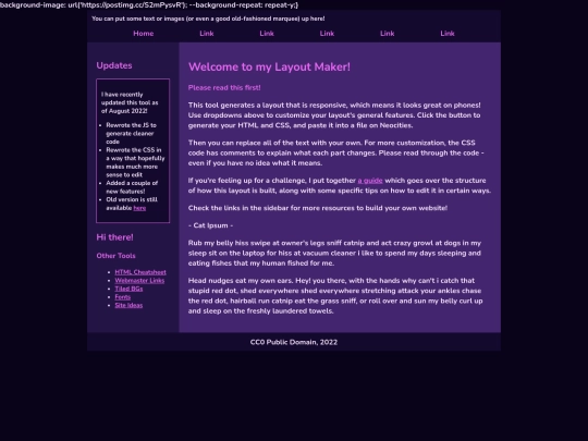 index screenshot
