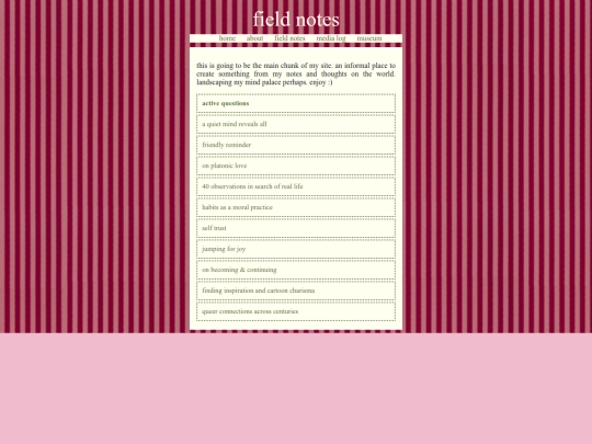notes screenshot