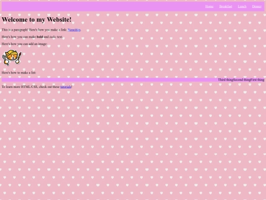 lunch screenshot