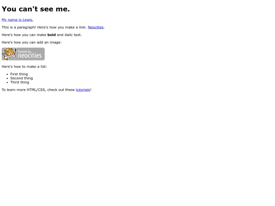 index screenshot