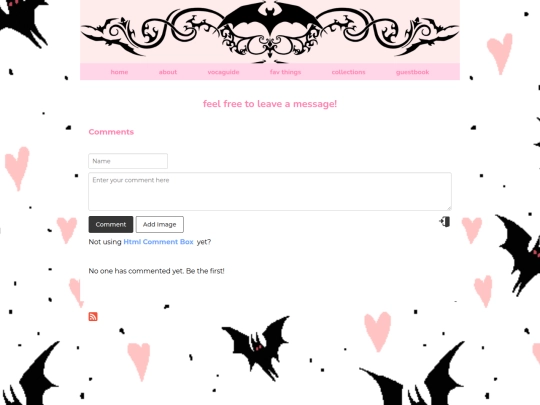 guestbook screenshot
