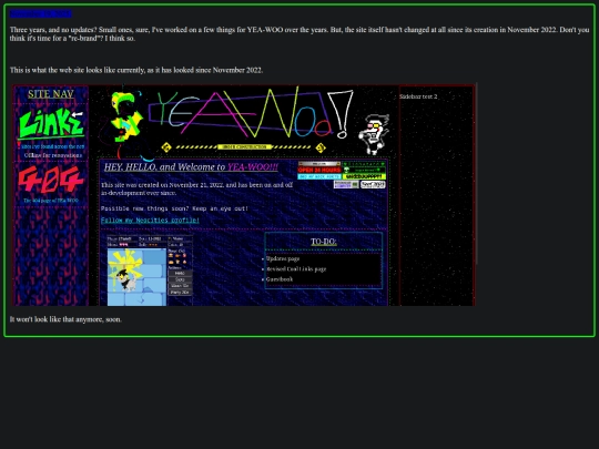 weblog screenshot