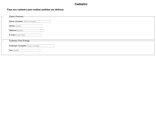 cadastro screenshot