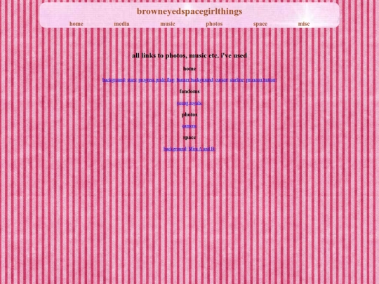 links screenshot