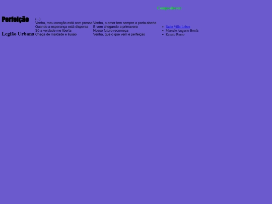 HTML/DIVxSPAN_exercício.html/LegiãoUrbana screenshot