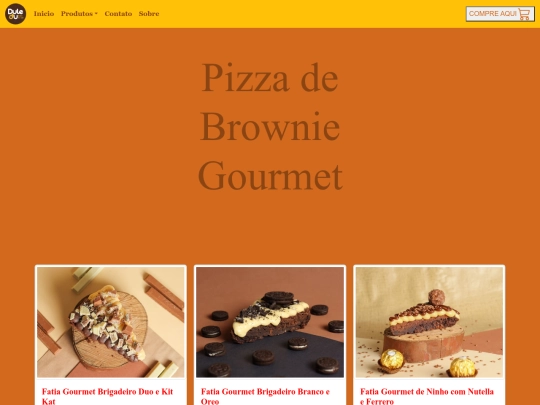 HTML/Trabalho/3PizzadeBrownieGourmet screenshot