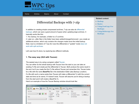 7zipdiff screenshot