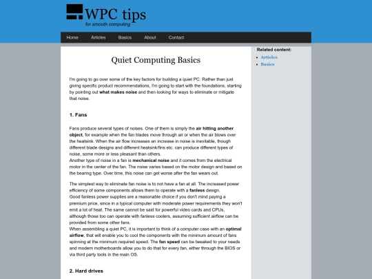 quietpc screenshot