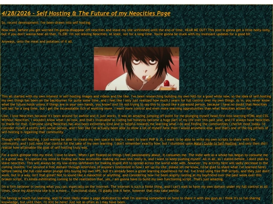blog screenshot