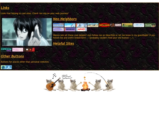 links screenshot