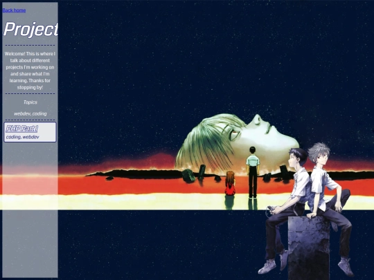 projects screenshot
