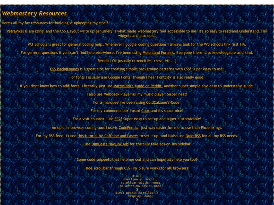 resources screenshot